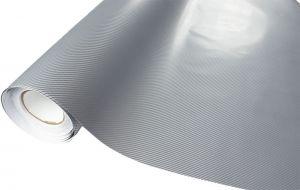 Folia rolka Carbon 4D srebrna 1,52x30m 9086