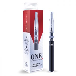 E-papieros ONE pojedynczy 1100 mAh czarny