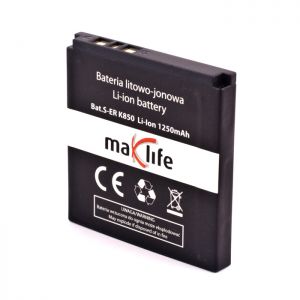 Bateria MaxLife do Sony Ericsson K850i 1250 mAh Li