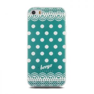 Nakładka Spots & Dots do iPhone 5 zielona