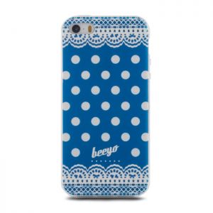Nakładka Spots & Dots do iPhone 4/4s granatowa
