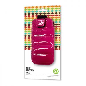 Pokrowiec Slim Up Glamour XL (iPhone 4) różowy
