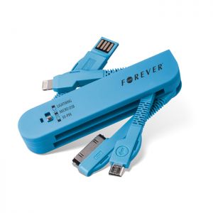 Kabel Forever 3w1 30-PIN (iPhone 4) & Lightning (i