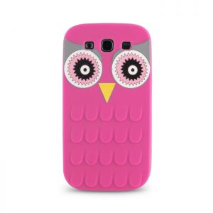 Nakładka Animal 3D Owl do iPhone 5/5S różowa