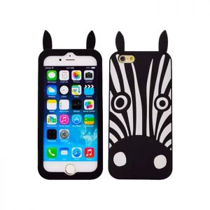 Nakładka Animal 3D Zebra do iPhone 6/6S różowa