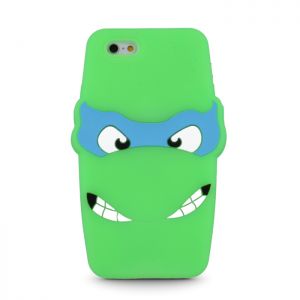 Nakł.Silicon 3D Ninja do iPhone 6 ziel