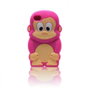 Nakładka Animal 3D Monkey do iPhone 6 różowa