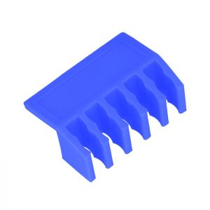 Plastikowy organizer do kabli listwa niebieski