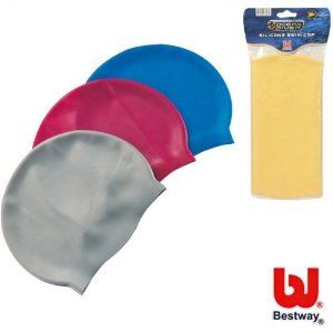 Czepek silikonowy \Hydro-Pro\ 3 kol. BESTWAY