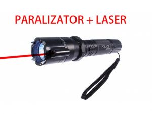 Latarka z Paralizatorem + LASER nowy model