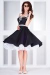 30-1 Rockabilly pin up sukienka czarna